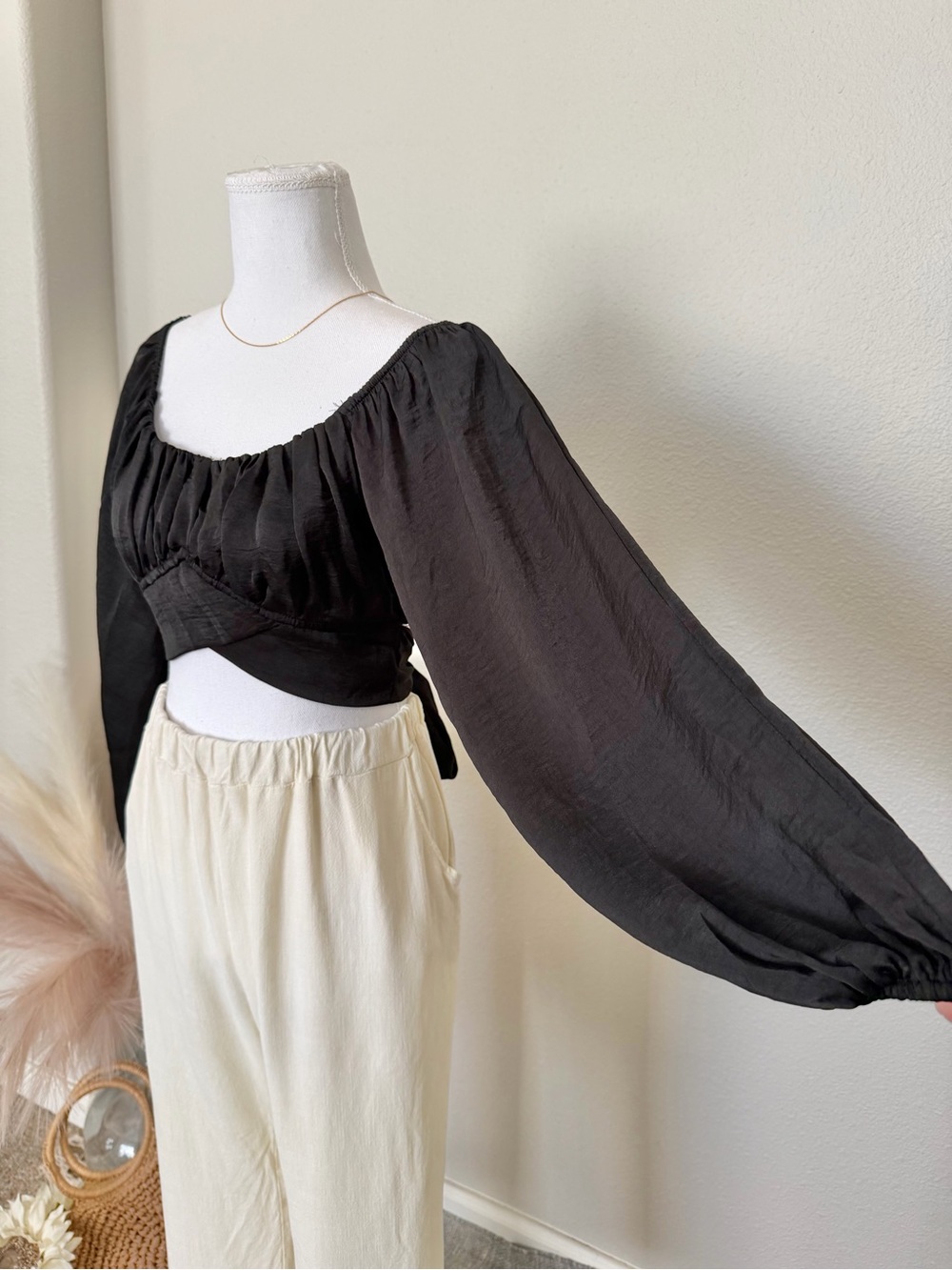 New Hyfve - Black Crop Top